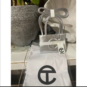 Telfar Bag Small Silver